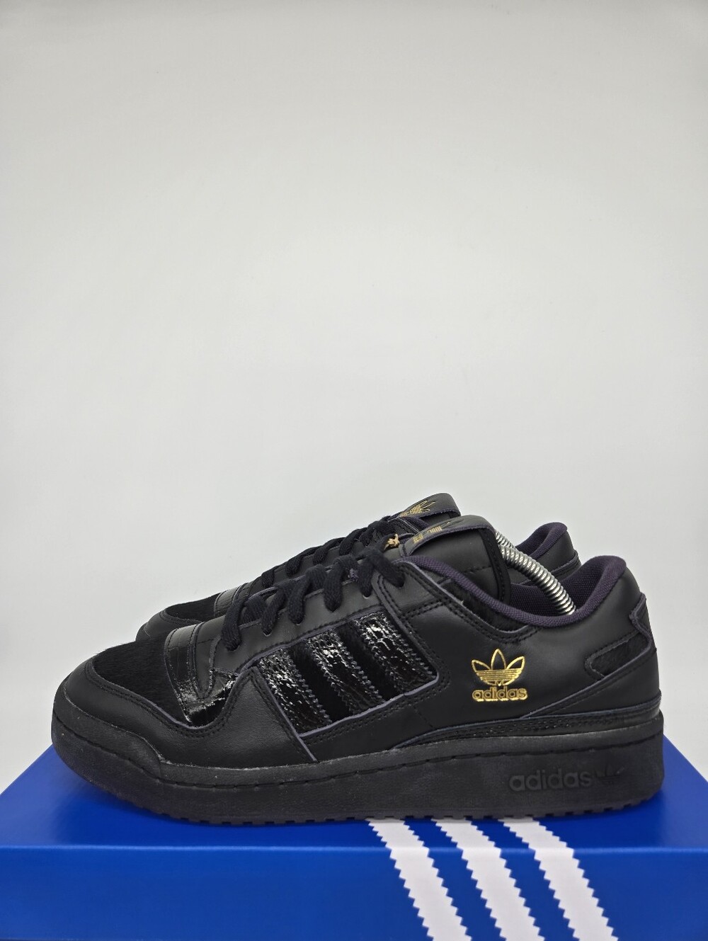 adidas Men's Forum 84 Low CL JQ1523 Core Black Shoes Size 10.5